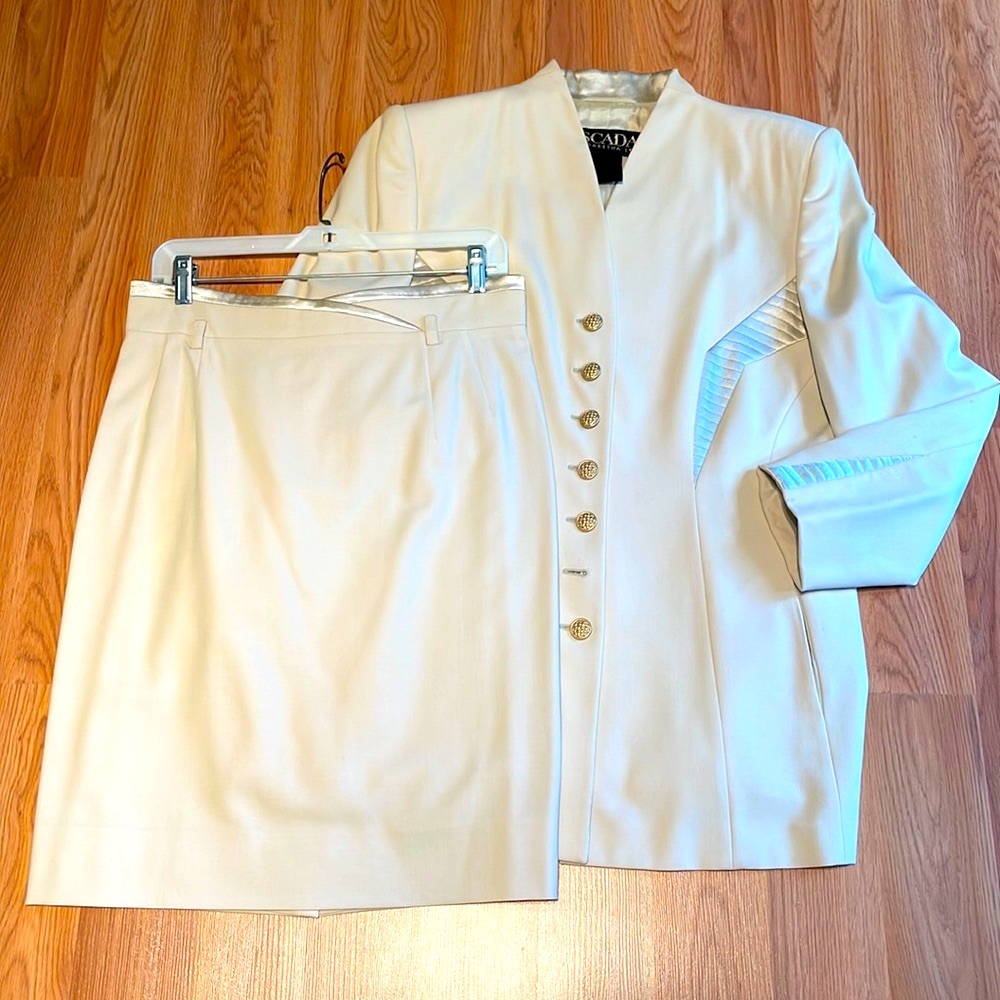 Vintage ESCADA Suit Set Blazer & Skirt.